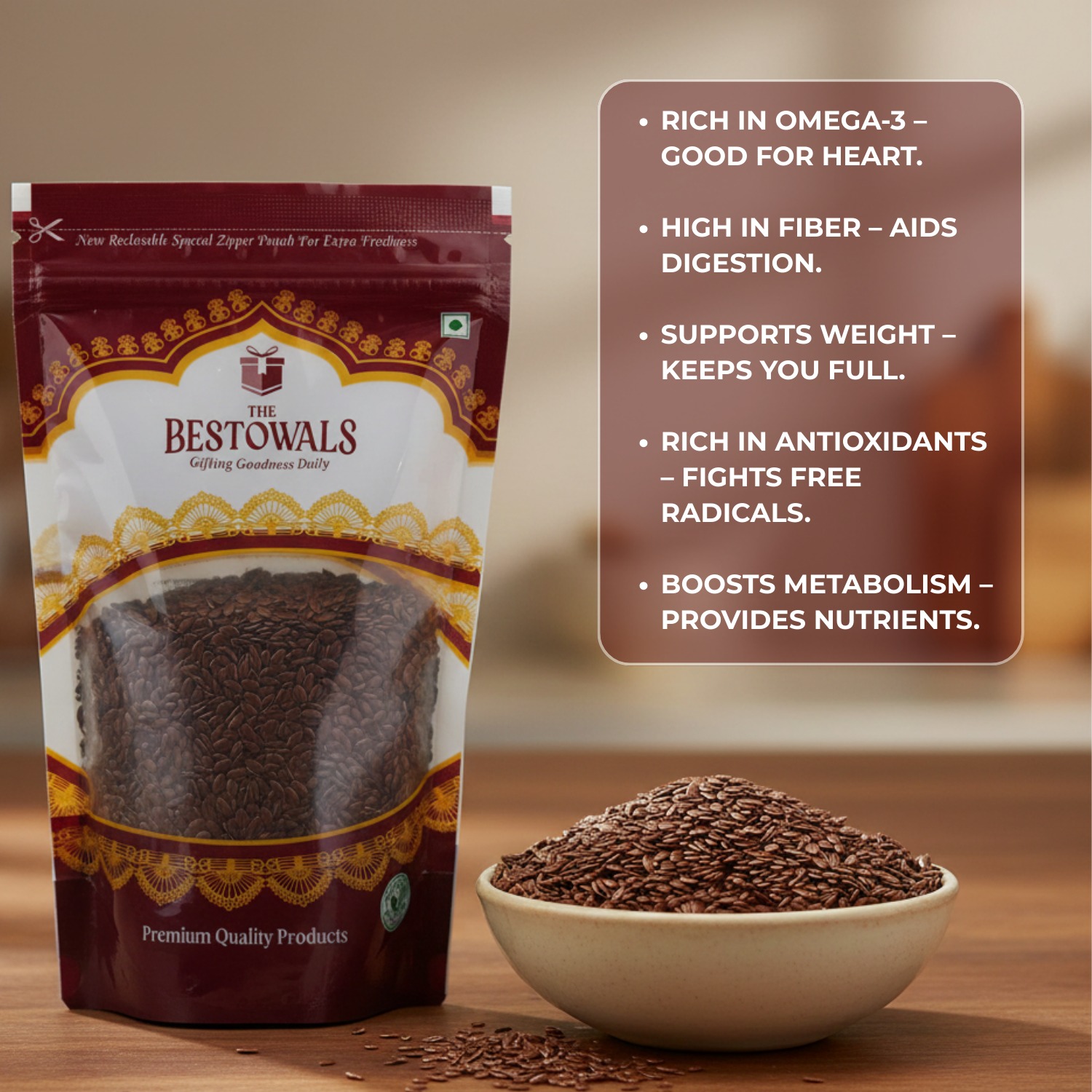 Roasted Flax Seeds