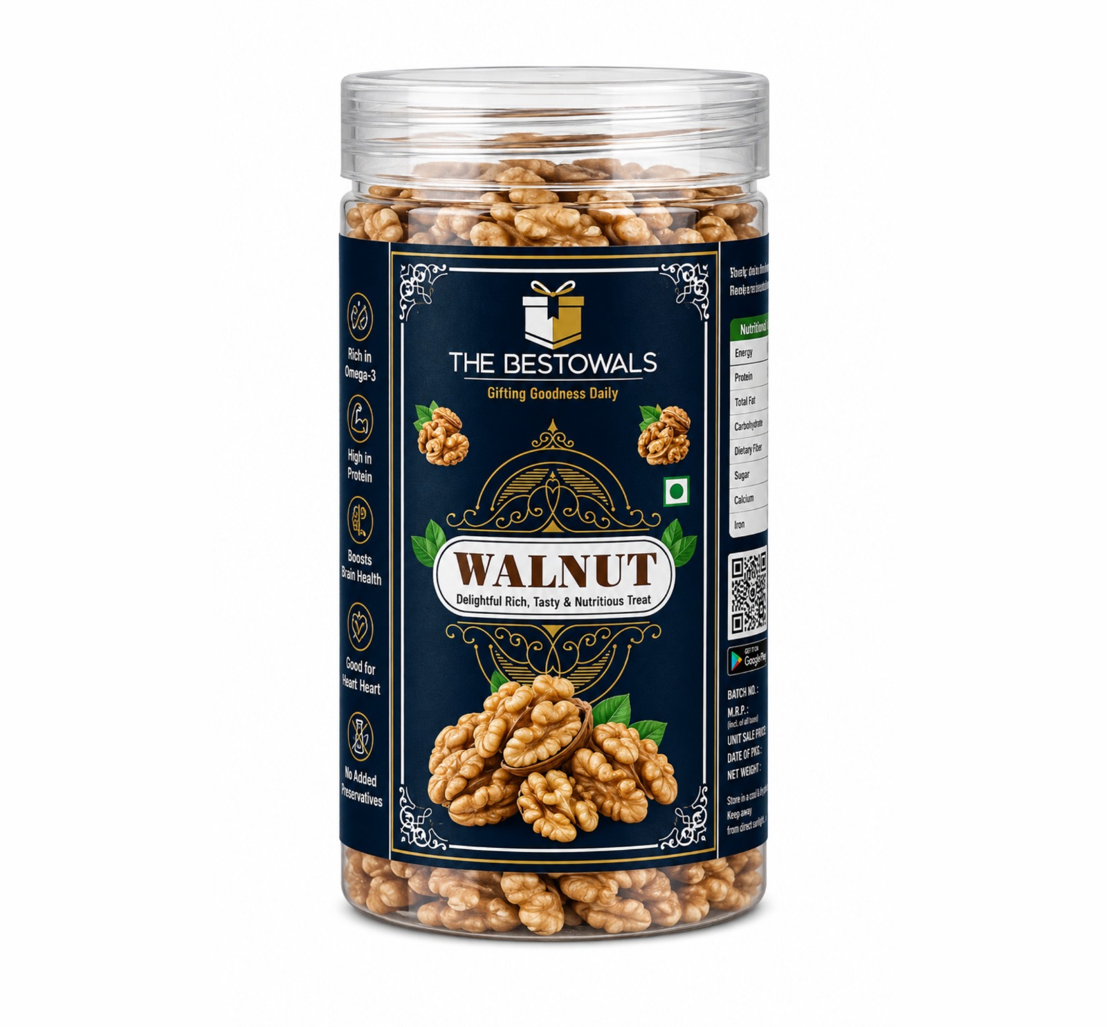 Chile Walnut Jar 120Gm